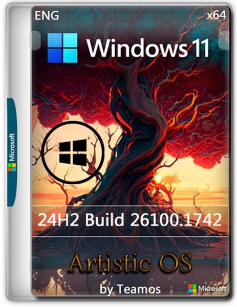 Windows 11 Artistic OS (24H2) 26100.1742 by Teamos (En/2024)