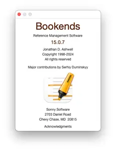 Bookends 15.0.7 macOS