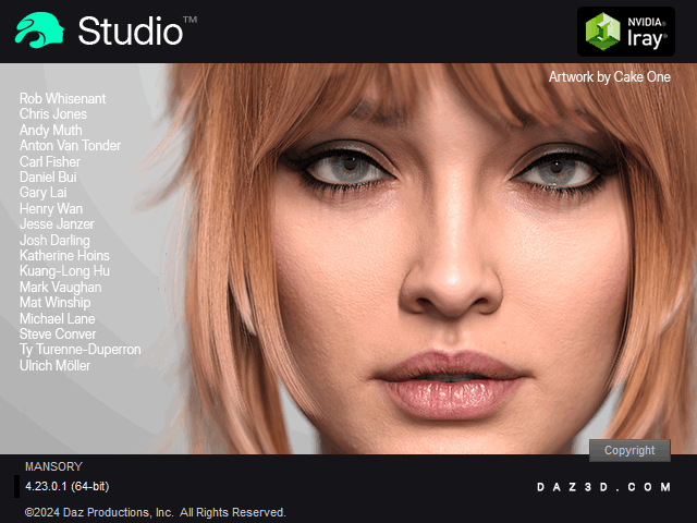 DAZ Studio Professional 4.23.0.1