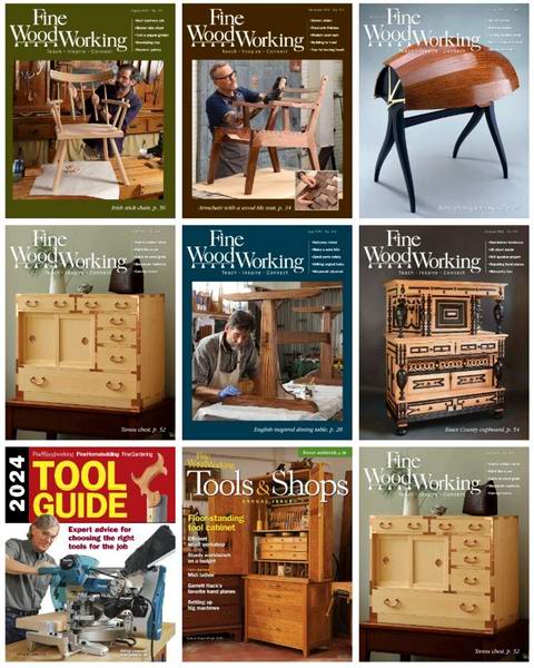 Fine Woodworking №307-313 (January-December 2024) + Special. Архив 2024