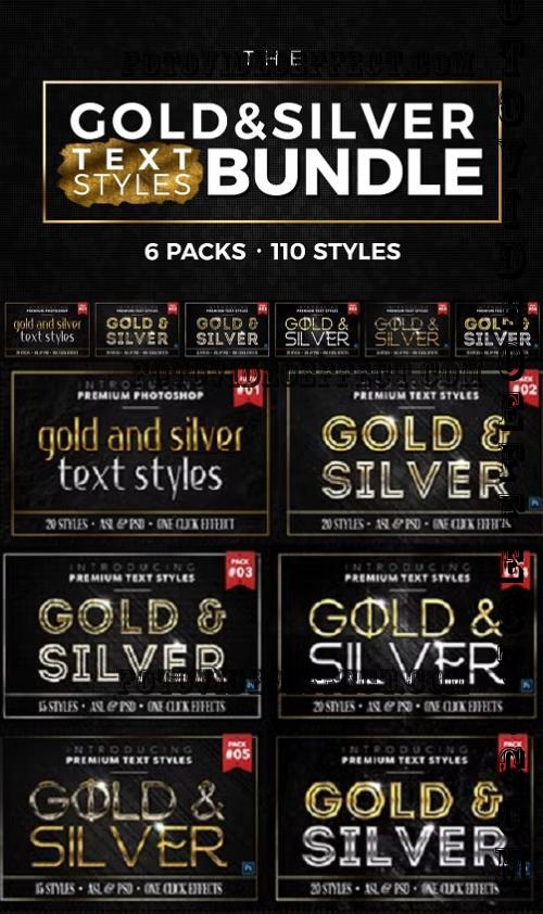 BUNDLE: Gold & Silver Text Styles - 1402373