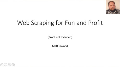 Scraping The Web For Fun And Profit