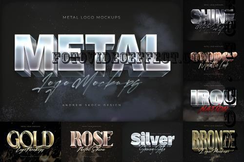 Shining Metal Logo Mockups - LWD8AKX