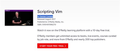 Scripting Vim by Damian Conway