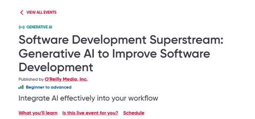 Software Development Superstream – Generative AI to Improve Software Development