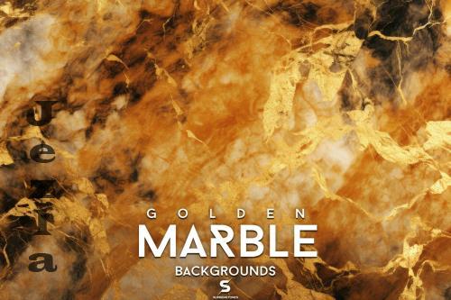 Golden Marble Backgrounds - 9GTYL3Z