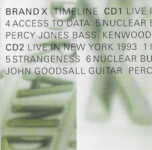 Brand X - Timeline (1999) 2CD  Lossless