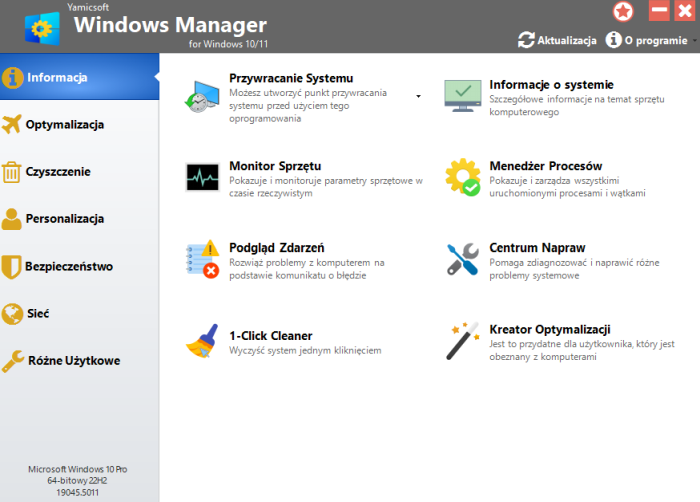 Yamicsoft Windows Manager 2.1.1 (x64) MULTi-PL