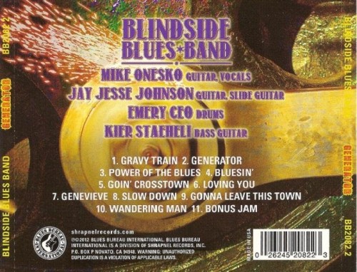 Blindside Blues Band - Generator (2012) Lossless