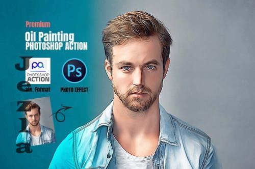 Oil Painting Photoshop Action