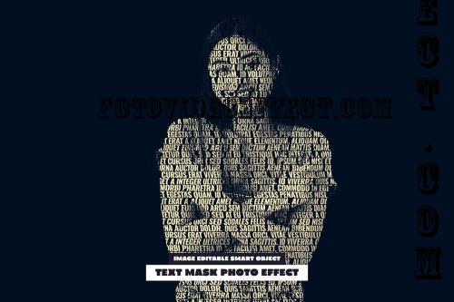 Text Mask Photo Effect - 286314829