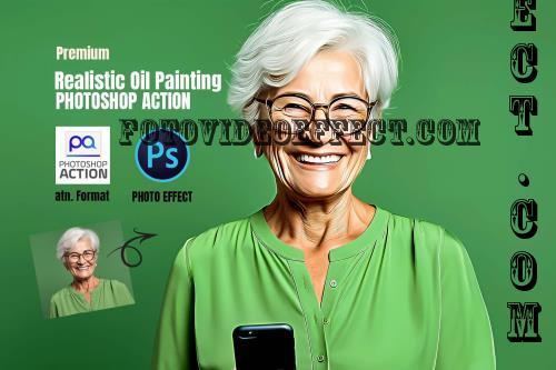 Realistic Oil Painting Photoshop Action