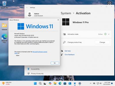 Windows 11 Pro 24H2 Build 26100.2033 (No TPM Required) With Office 2024 Pro Plus Multilingual Preactivated October  2024
