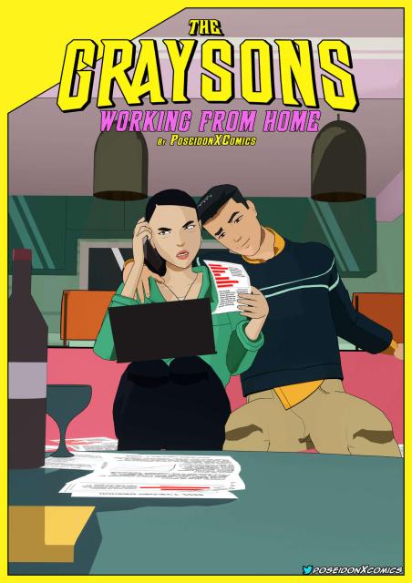 The Graysons - Working From Home By PoseidonX Porn Comics