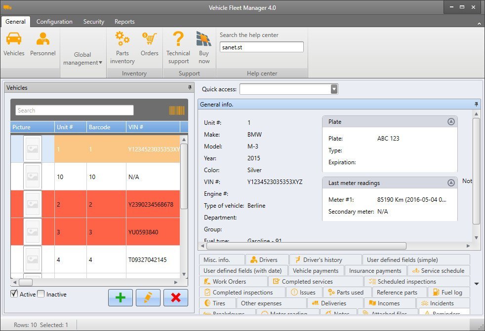 Vinitysoft Vehicle Fleet Manager 2024.10.14 Multilingual