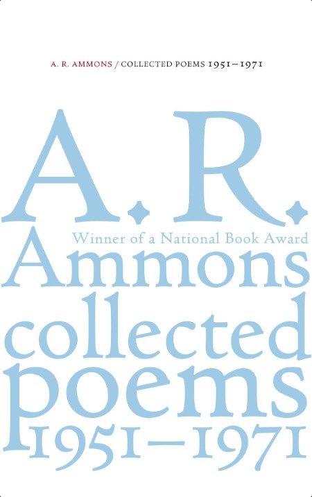 [fiction] Collected Poems, 1951-1971 by A  R  Ammons