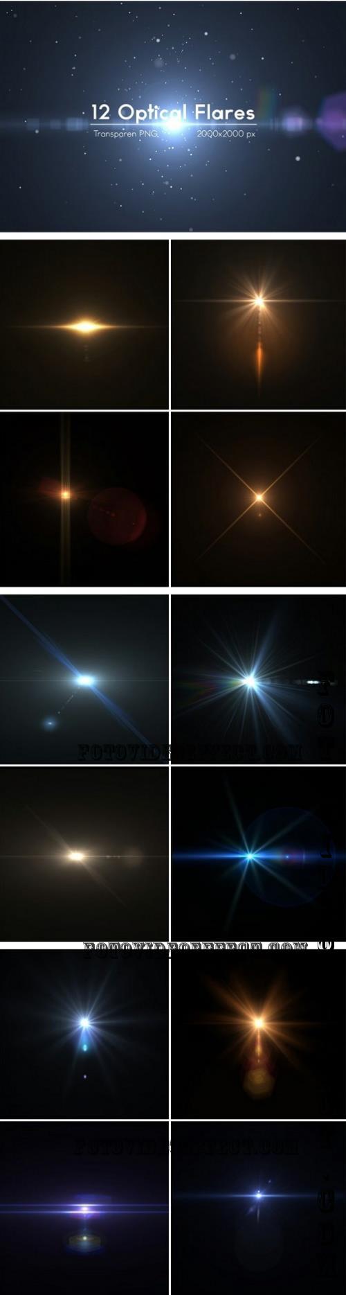 12 Optical Flares - 3LZFYGA