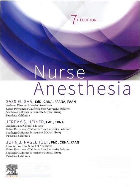 Elisha S  Nurse Anesthesia 7ed 2022