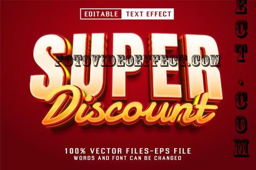 Super Discount 3d Text - Editable Text Effect - KUTDKRU