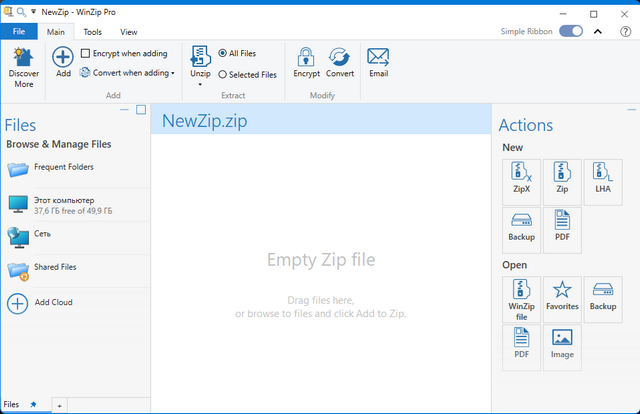 WinZip Pro 29