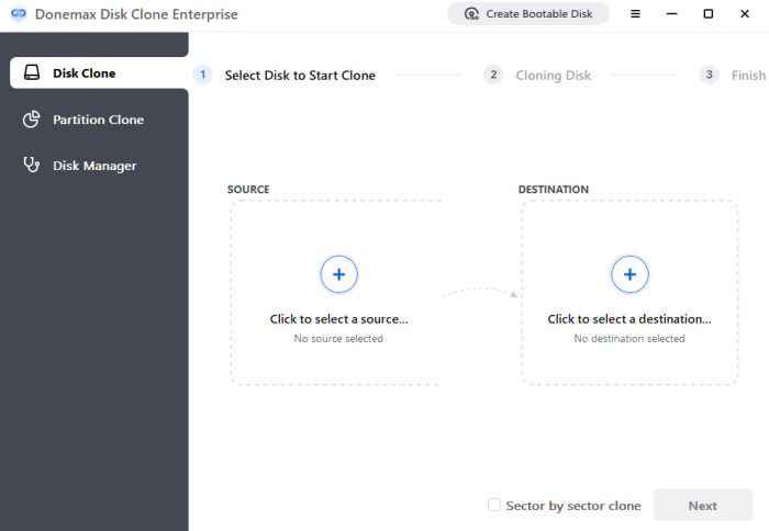 Donemax Disk Clone Enterprise 2.4