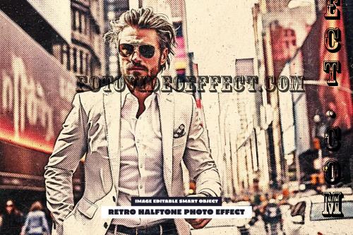 Retro Halftone Photo Effect - 286649887 - PWZBRVA