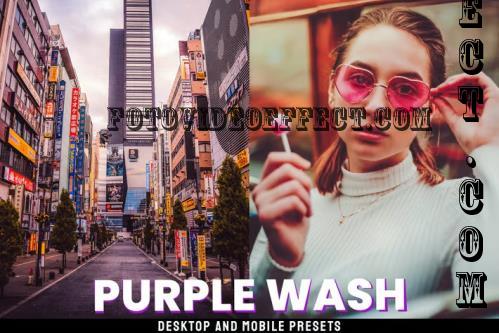 Purple Wash - Desktop and Mobile Presets - ERVS7NB