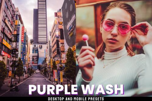 Purple Wash - Desktop and Mobile Presets - ERVS7NB