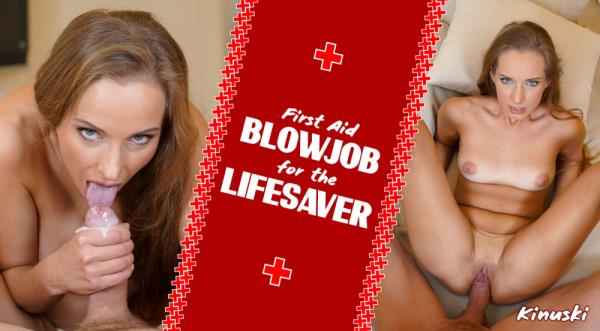 Kinuski - First Aid Blowjob for The Lifesaver  Watch XXX Online FullHD