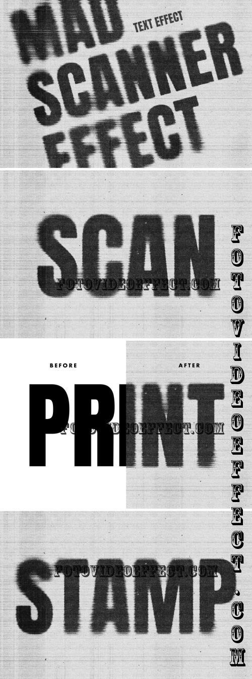 Mad Scanner Text Effect - 286721168