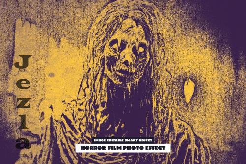 Horror Film Photo Effect - 286649876