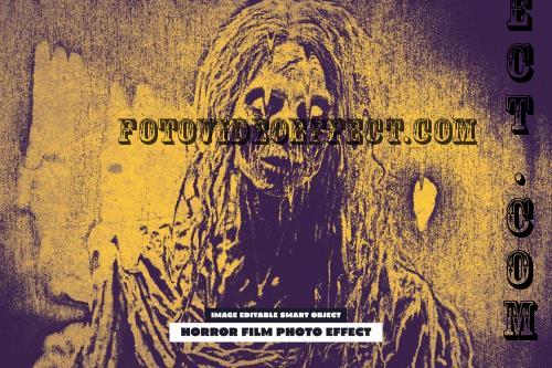 Horror Film Photo Effect - 286649876