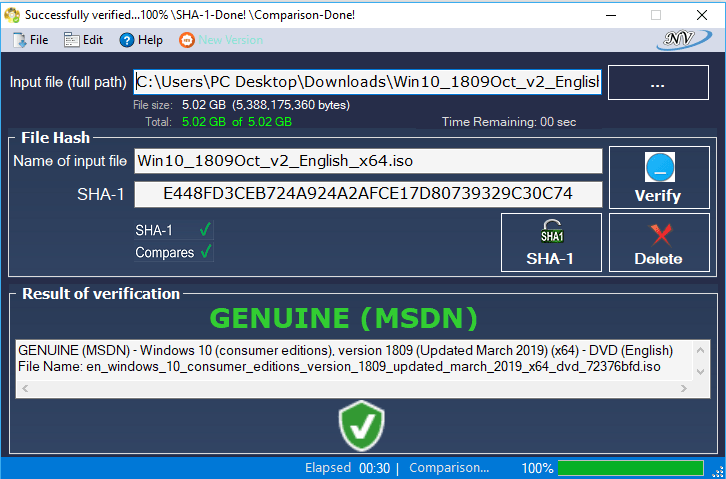 Windows and Office Genuine ISO Verifier 11.22.45.24