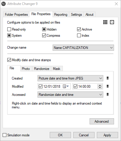 Attribute Changer 11.30c