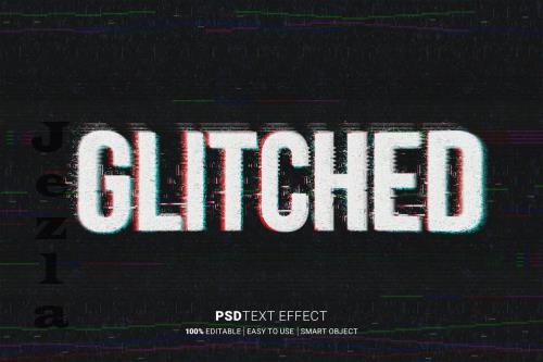 Distortion Glitch Text Effect - 4SQ4L4E