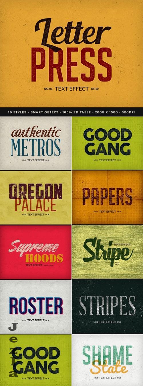 Vintage Letterpress Text Effects - 19333065 - X63TC2E