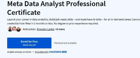 Coursera - Meta Data Analyst Professional Certificate