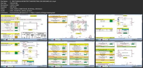 Water Tanks Design Excel  Sheets De8613523d1782848b99da5db92350a8