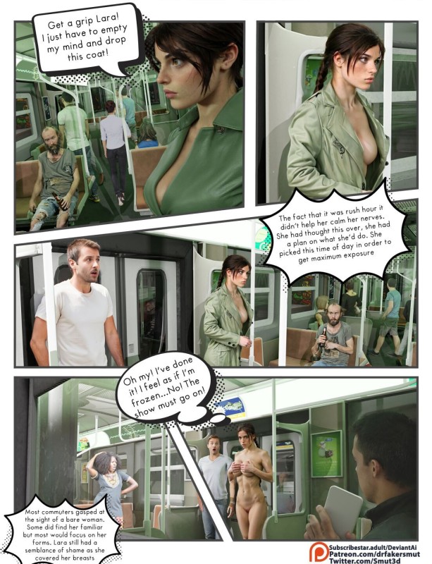 DrFaker - Lara Croft's Subway Madness 3D Porn Comic