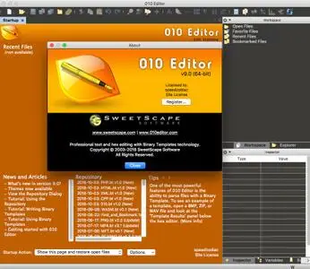 SweetScape 010 Editor 15.0.1 macOS