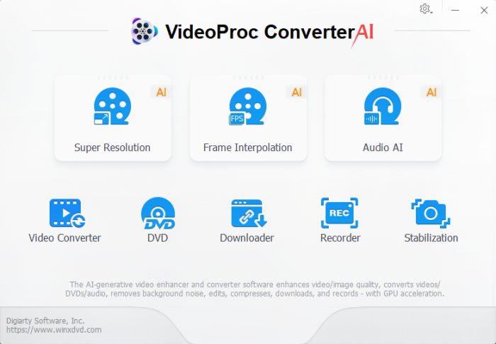 VideoProc Converter AI 7.5 (x64)