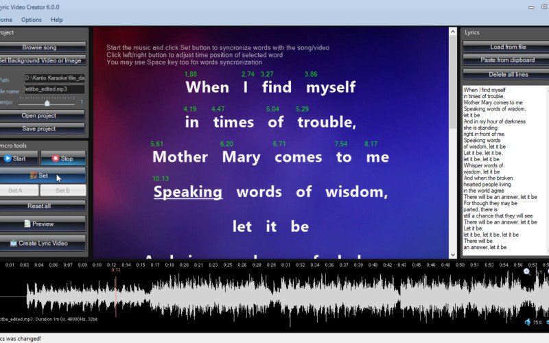 Lyric Video Creator 6.2.0