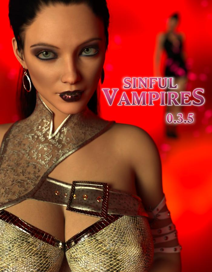 Sinful Vampires Ver.0.3.5 + Gallery Unlocker  by Hematite Win/Mac/Web Porn Game