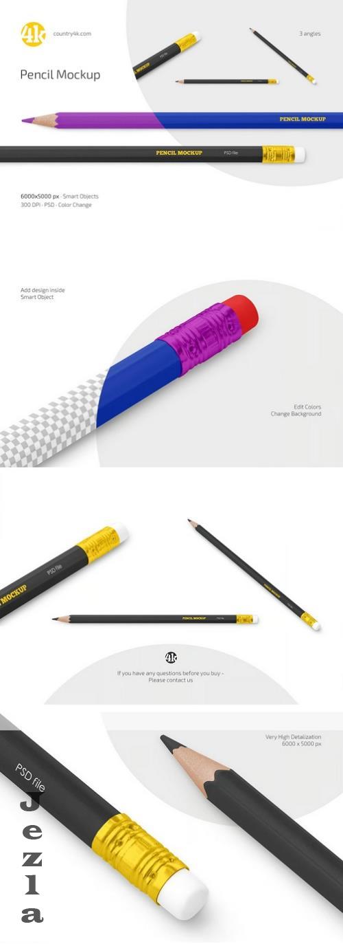 Pencil Mockup Set - 286969195