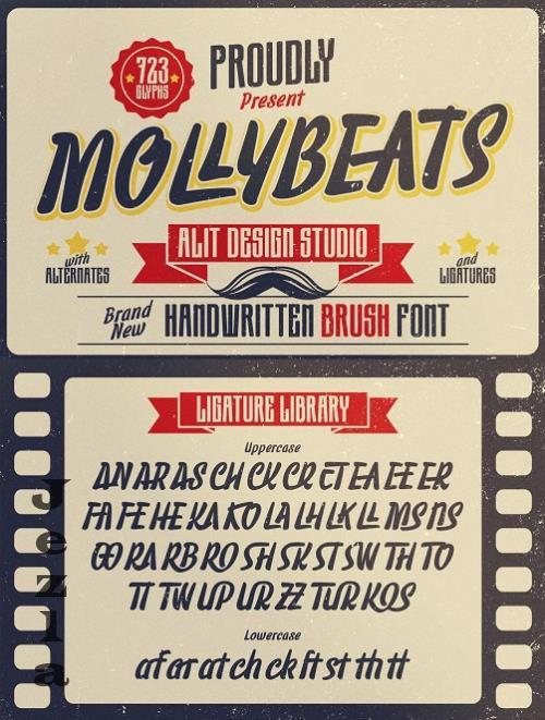 Molly Beats Handwritten Font - 285556918 - LKSSZNV