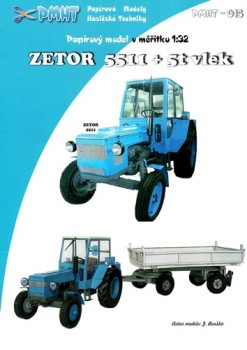  Zetor 5511 +  5t vlek (PMHT 015)