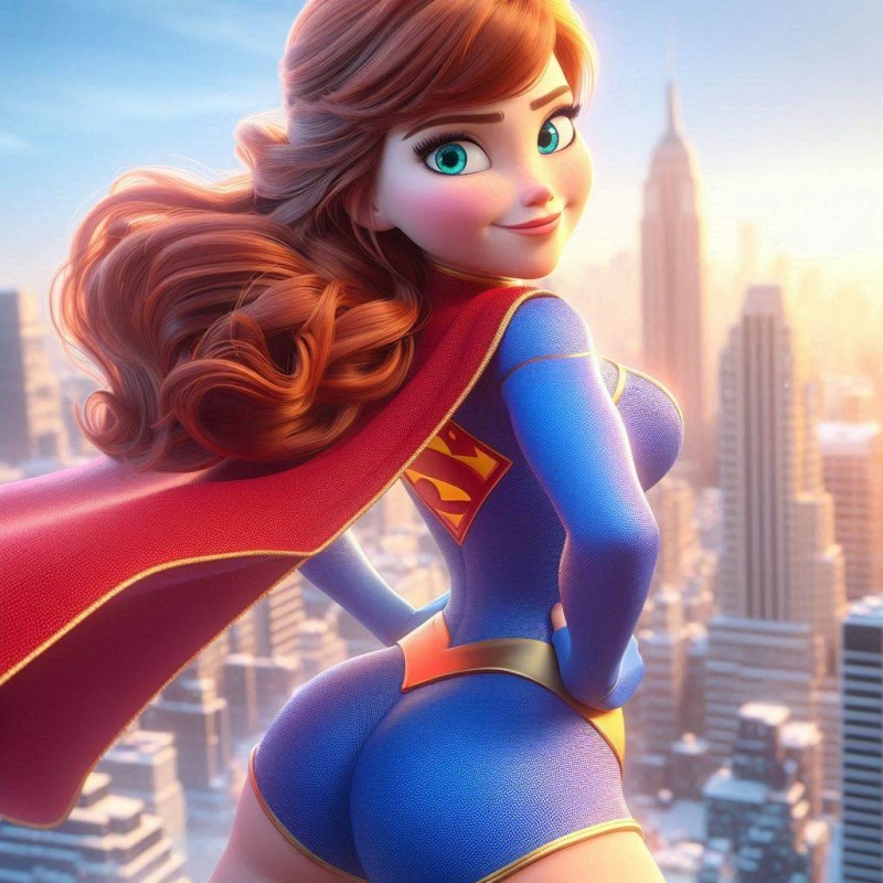 AICad20 - Super Anna in the city 3D Porn Comic