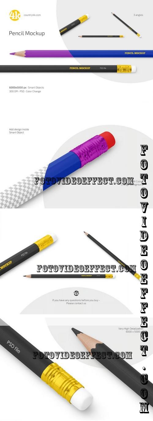 Pencil Mockup Set - 286969195