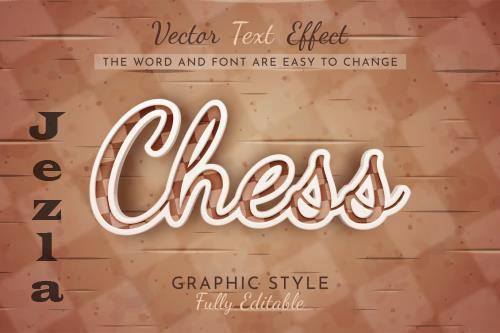 Chess Game Editable Text Effect - 287510308