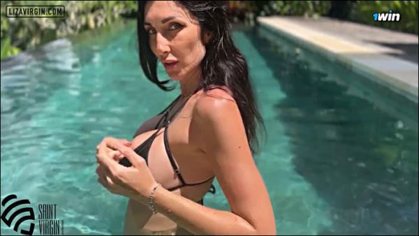 Saint Virgin Production - Hot MILF In Bikini Fucks By The Pool - [PornHub] (FullHD 1080p)